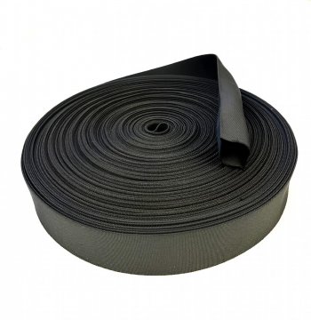 Schlauchgurt 40 mm - PES - schwarz - 50-m-Rolle