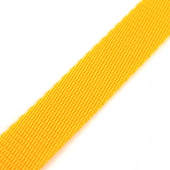 Gurtband 20 mm - PP - gelb - 50-m-Rolle