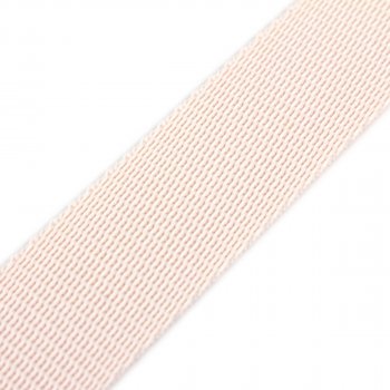 Gurtband 20 mm - PP - creme - 50-m-Rolle