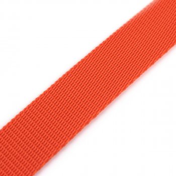 Gurtband 25 mm - PP - orange - 50-m-Rolle