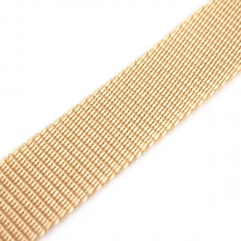 Gurtband 30 mm - PP - beige - 50-m-Rolle