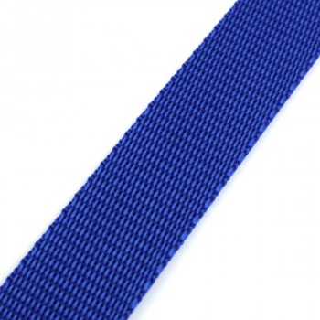 Gurtband 25 mm - PP - royalblau - 50-m-Rolle