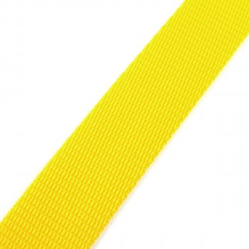 Gurtband 25 mm - PP - gelb - 50-m-Rolle
