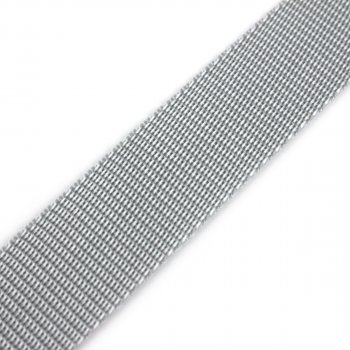 Gurtband 30 mm - PP - hellgrau - 50-m-Rolle