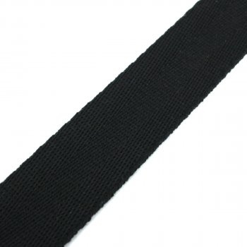 Stuhlbespanngurt, Flechtgurt ca. 29 mm - schwarz 100 m
