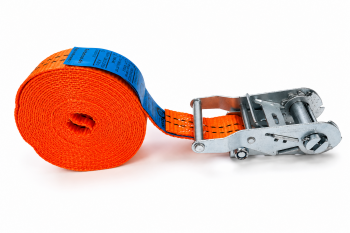 Zurrgurt 6,0 m - orange mit Ratsche - EN 12195-2 - PES
