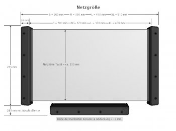 [KiiPER] Grundset liniert - Größe XL - Stauraum ca. 45 cm