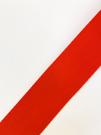Gurtband 40 mm - PP - rot - 50-m-Rolle