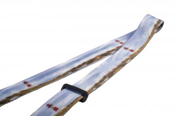 Rathgeber Sturmleine für Markisen, Sonnensegel und Vorzelte  -  Sonderedition Strand mit Leuchtturm - 1 Stück