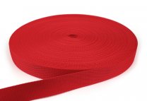 Gurtband 30 mm - PP - rot - 50-m-Rolle