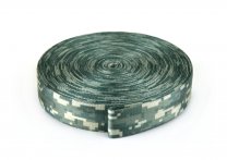 Gurtband 25 mm - Tarnfarbe Digital - 10 Meter Rolle