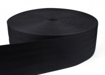 PES Gurtband - 97-99 mm - schwarz - 100-m-Rolle