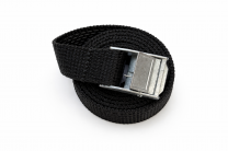 Spanngurt - 1,2 m - Farbe schwarz mit Klemmschloss für die Gasflaschenhalterung - PP