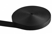 Gurtband Polyamid / Polyester - 40 mm - schwarz - 50-m-Rolle
