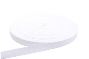 Gurtband 20 mm - PP - weiss - 50-m-Rolle