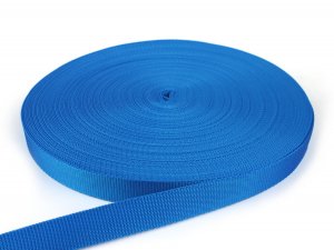 Gurtband 25 mm - PP - blau - 50-m-Rolle