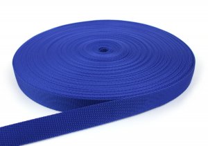 Gurtband 25 mm - PP - royalblau - 50-m-Rolle