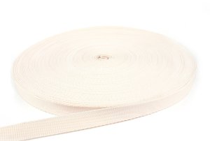 Gurtband 30 mm - PP - creme - 50-m-Rolle