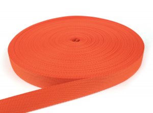 Gurtband 30 mm - PP - orange - 50-m-Rolle