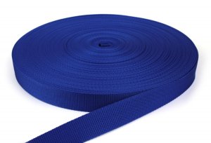 Gurtband 30 mm - PP - royalblau - 50-m-Rolle