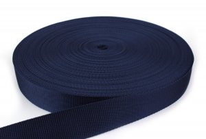 Gurtband 40 mm - PP - dunkelblau - 50-m-Rolle