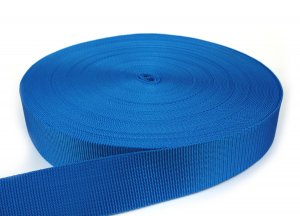 Gurtband 50 mm - PP - blau - 50-m-Rolle