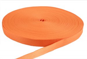 Gurtband 25 mm - PP - mandarine - 50-m-Rolle