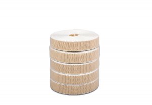 Rolladengurt 22 mm - beige Kleinrollen 6 m Enden gelocht/montagefertig im 5er Pack