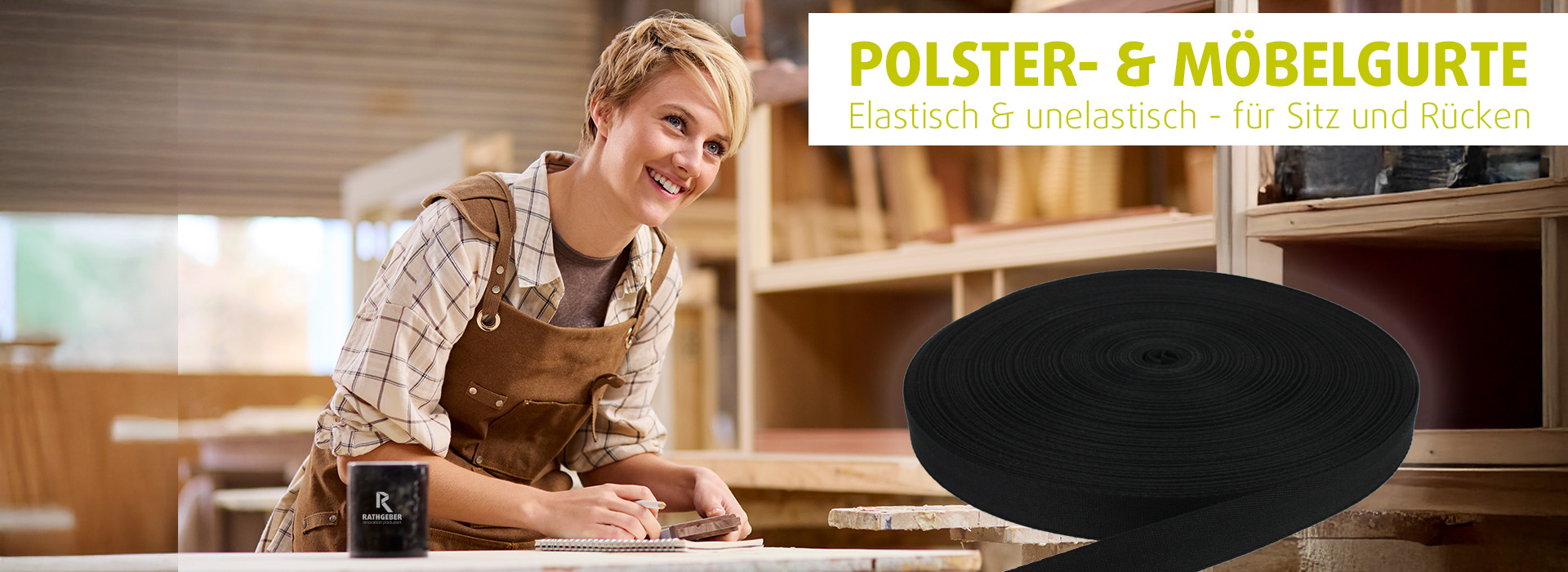 Polstergurte - Möbelgurte Polstergurte - Möbelgurte